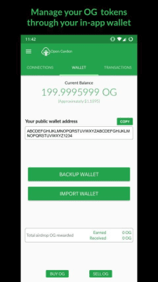Capture d'écran de l'application OG P2P Internet - #3