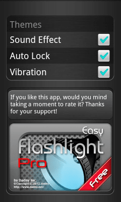 Capture d'écran de l'application Flashlight Easy - #7