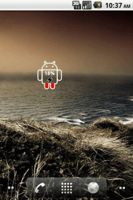 Capture d'écran de l'application Pink Android Battery - #3