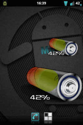 Capture d'écran de l'application 3D AA Battery Widget - #2