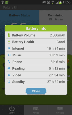 Capture d'écran de l'application Battery Elf - #2