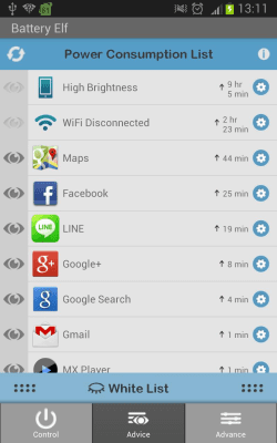 Capture d'écran de l'application Battery Elf - #3