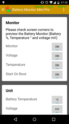 Capture d'écran de l'application Mini moniteur de batterie - #3