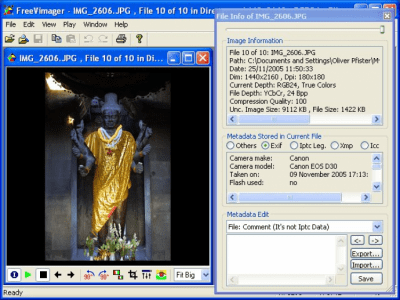 Capture d'écran de l'application FreeVimager Portable - #2
