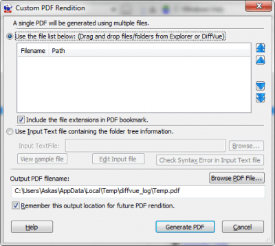 Capture d'écran de l'application DiffVue - #3