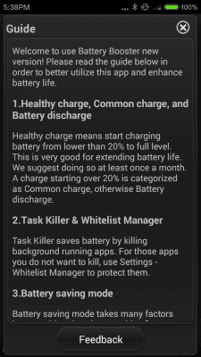 Capture d'écran de l'application Battery Booster Lite - #7