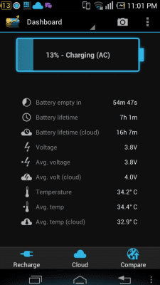 Capture d'écran de l'application Battery Stats Plus - #1