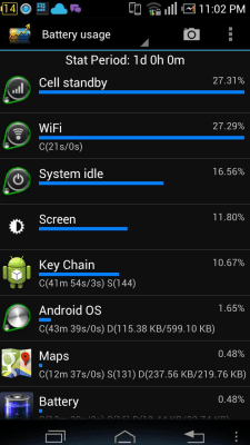 Capture d'écran de l'application Battery Stats Plus - #2