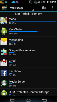 Capture d'écran de l'application Battery Stats Plus - #4