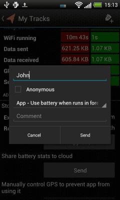 Capture d'écran de l'application Battery Stats Plus - #6