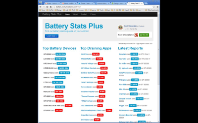 Capture d'écran de l'application Battery Stats Plus - #8
