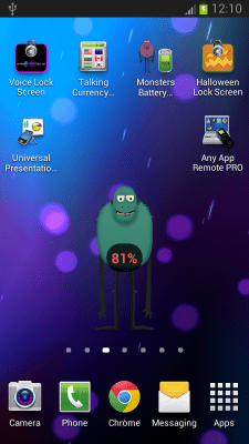 Capture d'écran de l'application Monsters Battery Widget - #2