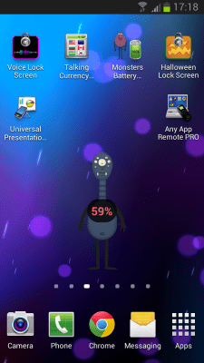 Capture d'écran de l'application Monsters Battery Widget - #5