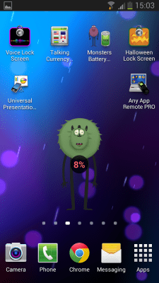 Capture d'écran de l'application Monsters Battery Widget - #6