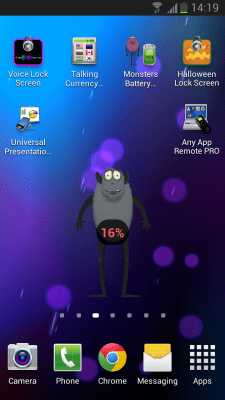 Capture d'écran de l'application Monsters Battery Widget - #8