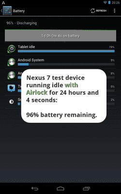 Capture d'écran de l'application Airlock - Battery Saver - #2