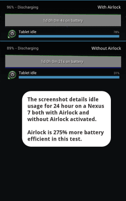 Capture d'écran de l'application Airlock - Battery Saver - #3