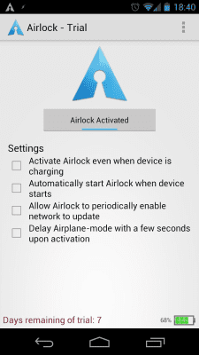 Capture d'écran de l'application Airlock - Battery Saver - #4