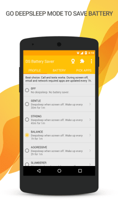 Capture d'écran de l'application Deep Sleep Battery Saver - #2
