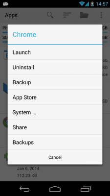 Capture d'écran de l'application AppMonster Free Backup Restore - #2