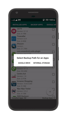Capture d'écran de l'application Apps Backup & Restore - #4