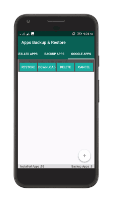 Capture d'écran de l'application Apps Backup & Restore - #7