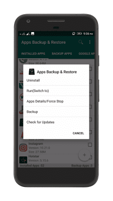 Capture d'écran de l'application Apps Backup & Restore - #8