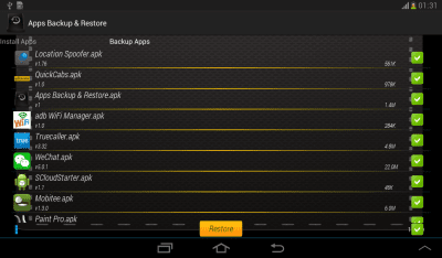 Capture d'écran de l'application Apps Backup & Restore - #12