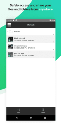Capture d'écran de l'application SugarSync - #3
