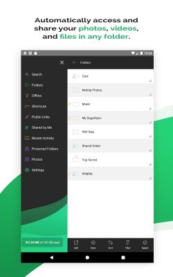 Capture d'écran de l'application SugarSync - #5