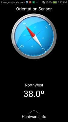 Capture d'écran de l'application Sensor Box for Android - #5