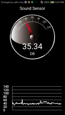 Capture d'écran de l'application Sensor Box for Android - #7