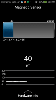 Capture d'écran de l'application Sensor Box for Android - #8