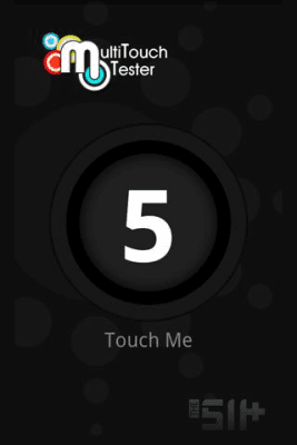 Capture d'écran de l'application MultiTouch Tester - #1