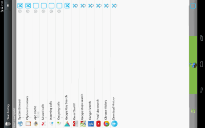 Capture d'écran de l'application Effacement rapide de l'historique des recherches - #7