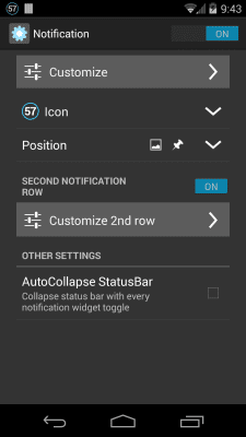 Capture d'écran de l'application Power Toggles - #5