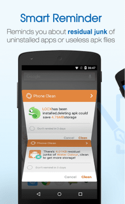 Capture d'écran de l'application Phone Clean : nettoyage de votre téléphone - #5
