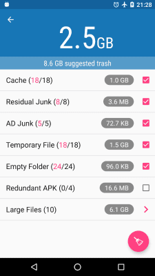 Capture d'écran de l'application Droid Cleaner (Optimizer) - #3