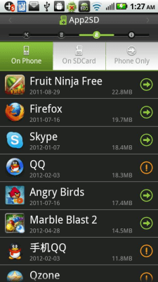 Capture d'écran de l'application EZ Droid - #3