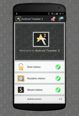 Capture d'écran de l'application Android Tweaker 2 - #7