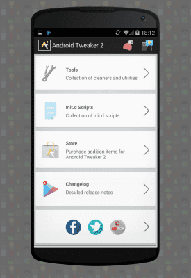 Capture d'écran de l'application Android Tweaker 2 - #8