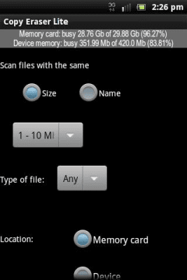 Capture d'écran de l'application Copy Eraser Lite - #3
