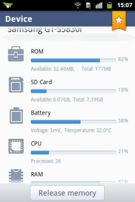 Capture d'écran de l'application Device Info - #1