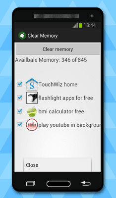 Capture d'écran de l'application clean memory - #2