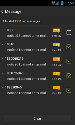 Capture d'écran de l'application Erase History.GO - #3