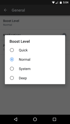 Capture d'écran de l'application Total RAM Booster Free - #4