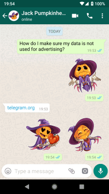 Capture d'écran de l'application Stickers for WA - Halloween - #2