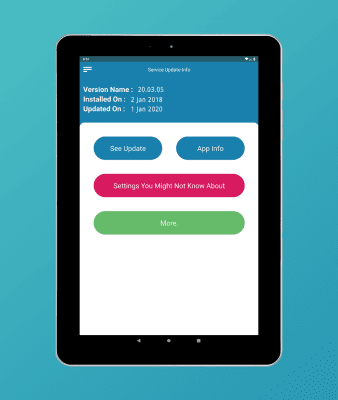 Capture d'écran de l'application Fix Play Services Update Info - #6