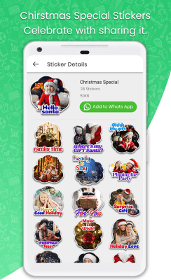 Capture d'écran de l'application Stickers forWhatsApp - Sticker Maker - #1