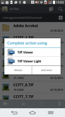 Capture d'écran de l'application Tiff Viewer Light - #1